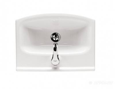 Будкрам купить Раковина CERSANIA - 60 см, отверстие центральное для тумбы Раковина CERSANIA - 60 см, отверстие центральное для тумбы 4