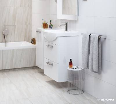 Будкрам купить Раковина CERSANIA - 60 см, отверстие центральное для тумбы Раковина CERSANIA - 60 см, отверстие центральное для тумбы 2