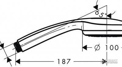 Будкрам купити Croma 100 1jet Ручний душ Croma 100 1jet Ручний душ 2