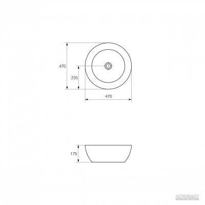 Будкрам купити INTEO Раковина - 47 INTEO Раковина - 47 2