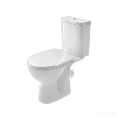 Будкрам купити FREJA Унітаз-компакт підлоговий з дюропластовим сидінням з мікроліфтом, г/в, класичний, 3/6л, н/п