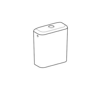 Будкрам купити iCon Square Змивний бачок, подвійний змив, нижній підвід води, в комплекті з механізмами змиву, колір білий iCon Square Змивний бачок, подвійний змив, нижній підвід води, в комплекті з механізмами змиву, колір білий 2