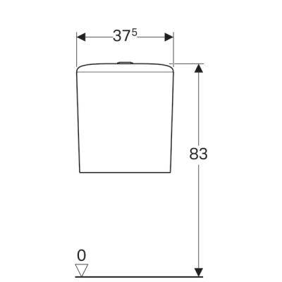 Будкрам купити iCon Square Змивний бачок, подвійний змив, нижній підвід води, в комплекті з механізмами змиву, колір білий iCon Square Змивний бачок, подвійний змив, нижній підвід води, в комплекті з механізмами змиву, колір білий 4