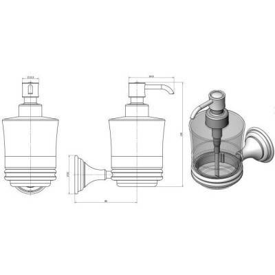 Будкрам купить CLASSIC Дозатор жидкого мыла, хром CLASSIC Дозатор жидкого мыла, хром 2