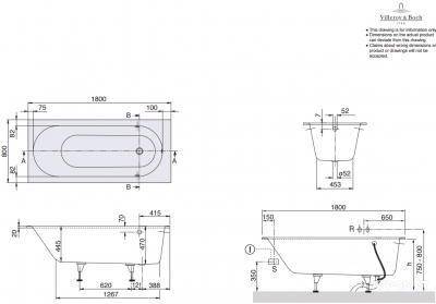 Будкрам купити OBERON ванна 180х80 OBERON ванна 180х80 2