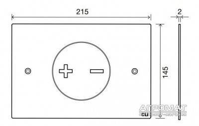 Будкрам купити INOX-X02 клавіша змиву , хром INOX-X02 клавіша змиву , хром 2