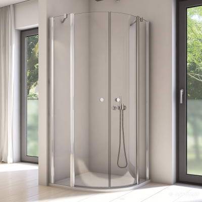 Будкрам купити Solino Душова кабіна 1/4 кр.,хром/прозоре скло, (2пак)