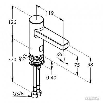 Будкрам купить Zenta Смеситель для раковины, сенсорный Zenta Смеситель для раковины, сенсорный 3
