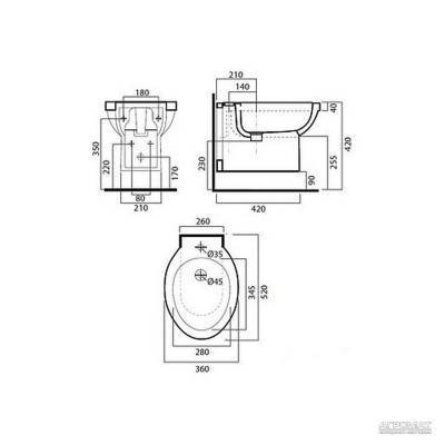 Будкрам купить Bliss L Scandi биде подв. Bliss L Scandi биде подв. 2