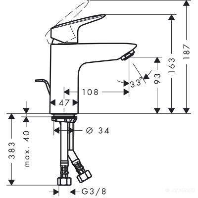 Будкрам купить Logis 100 смеситель для раковины Logis 100 смеситель для раковины 2