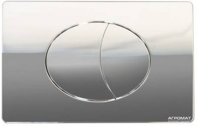 Будкрам купить SLIM SILENT EGE кнопка слива 3/6л хром