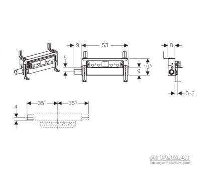 Будкрам купити Kombifix Пристінний душовий трап Kombifix Пристінний душовий трап 2