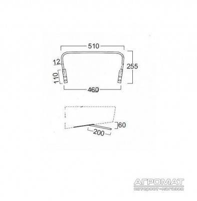Будкрам купити - DEGRADE Фронт. Рушникотримач 51x25,5, хром, (для рак. DE 14) - DEGRADE Фронт. Рушникотримач 51x25,5, хром, (для рак. DE 14) 3