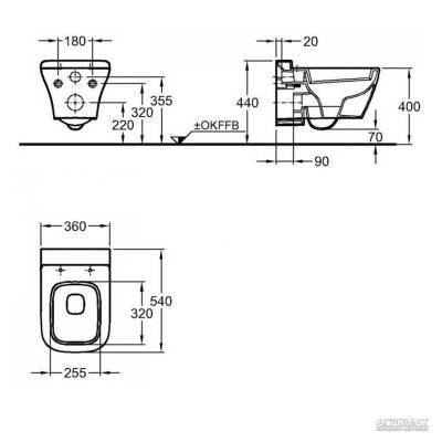Будкрам купить myDay Унитаз подвесной 4,5/6л без ободка myDay Унитаз подвесной 4,5/6л без ободка 2