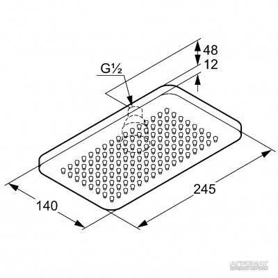 Будкрам купить A-QA верхний душ-245 A-QA верхний душ-245 2