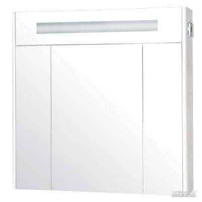 Будкрам купить ПАРИЖ Зеркальный шкафчик-80 с подсветкой