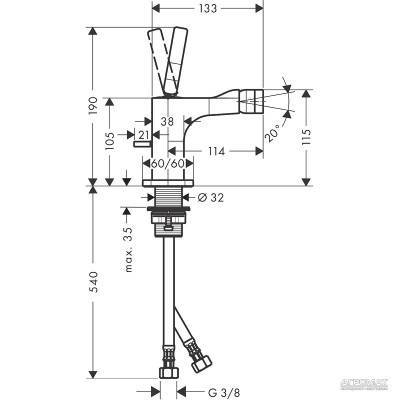 Будкрам купити Citterio E Змішувач д/біде Citterio E Змішувач д/біде 2