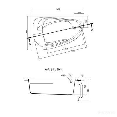 Будкрам купить JOANNA NEW Ванна 140x90 левая PW01(PW02,PW04,PW06,PW011) JOANNA NEW Ванна 140x90 левая PW01(PW02,PW04,PW06,PW011) 2