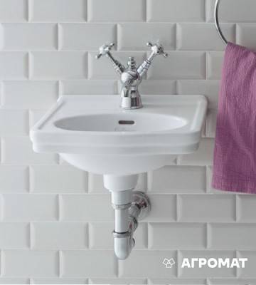 Будкрам купити - LONDRA, Раковина 38 см підв. на 1 отв., біла - LONDRA, Раковина 38 см підв. на 1 отв., біла 2