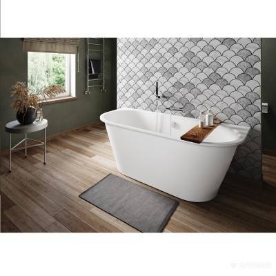 Будкрам купить VAVARG01 + SIF / BLC / H Vario Grande Ванна 185х80, срез двух углов с фронтальной стороны, с сифоном, цвет MANHATTAN VAVARG01 + SIF / BLC / H Vario Grande Ванна 185х80, срез двух углов с фронтальной стороны, с сифоном, цвет MANHATTAN 3