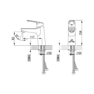 Будкрам купить SHAPE Смеситель для раковины SHAPE Смеситель для раковины 2