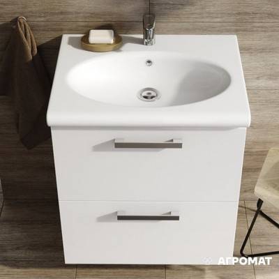 Будкрам купить NATURE Раковина 60 см для тумбы, отверстие по-центру NATURE Раковина 60 см для тумбы, отверстие по-центру 2