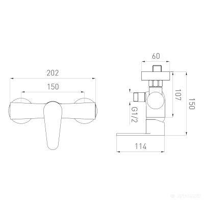 Будкрам купить Смеситель для душа Algeo Смеситель для душа Algeo 2
