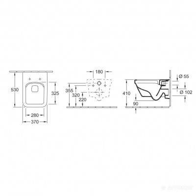 Будкрам купити ARCHITECTURA Унітаз підвісний ARCHITECTURA Унітаз підвісний 2