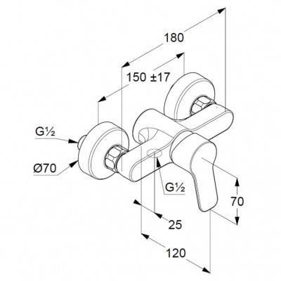 Будкрам купити Pure&Easy Набір д/душа (2зміш.+1душ. набір) Pure&Easy Набір д/душа (2зміш.+1душ. набір) 5