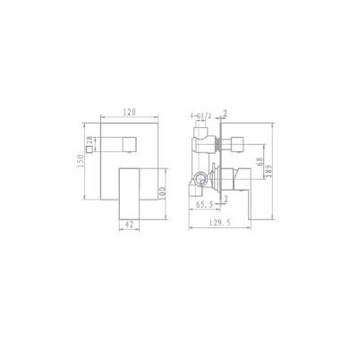 Будкрам купити AVALON Змішувач ВМ д/ванни AVALON Змішувач ВМ д/ванни 2