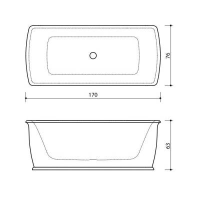 Будкрам купити Ванна окремостояча 170x76 Ванна окремостояча 170x76 3