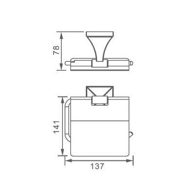 Будкрам купити CLASSIC Тримач туалетного паперу з кришкою CLASSIC Тримач туалетного паперу з кришкою 2