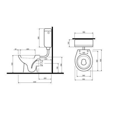 Будкрам купити NOVA PRO J унітаз підлоговий, висота 33см з гор.вип. д/дітей NOVA PRO J унітаз підлоговий, висота 33см з гор.вип. д/дітей 2