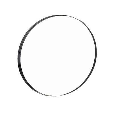 Будкрам купить Зеркало с черной матовой рамой RAL9005, еврокромка, стекло бриллиант 4 мм., 600х600