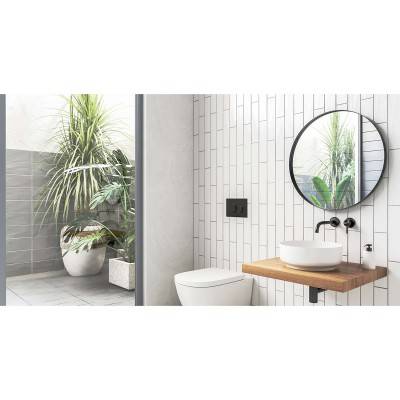 Будкрам купить Зеркало с черной матовой рамой RAL9005, еврокромка, стекло бриллиант 4 мм., 600х600 Зеркало с черной матовой рамой RAL9005, еврокромка, стекло бриллиант 4 мм., 600х600 2