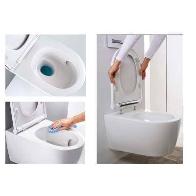 Будкрам купити Підвісний унітаз Geberit ONE, без обідка, воронкоподібний змив TurboFlush, прих.кріплення, декор накладка хром, захисне покриття KeraTect: в комплекті з кришкою Duroplast, швидкоз'ємні петлі, SoftClose та із звукоізолюючою прокладкою Підвісний унітаз Geberit ONE, без обідка, воронкоподібний змив TurboFlush, прих.кріплення, декор накладка хром, захисне покриття KeraTect: в комплекті з кришкою Duroplast, швидкоз'ємні петлі, SoftClose та із звукоізолюючою прокладкою 6