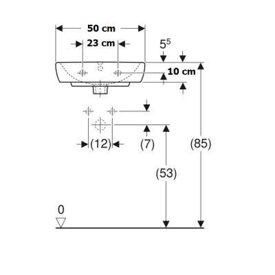 Будкрам купити Selnova Square Раковина 50см, прямокутний, з 1 отв.під змішувач та переливом, білий глянець Selnova Square Раковина 50см, прямокутний, з 1 отв.під змішувач та переливом, білий глянець 4