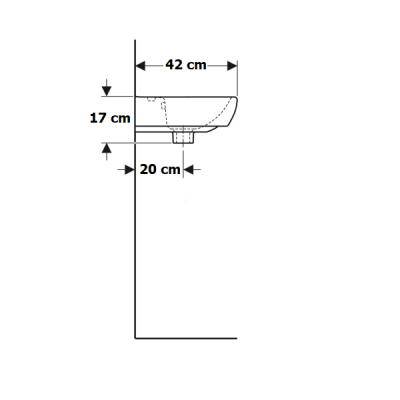 Будкрам купити Selnova Square Раковина 50см, прямокутний, з 1 отв.під змішувач та переливом, білий глянець Selnova Square Раковина 50см, прямокутний, з 1 отв.під змішувач та переливом, білий глянець 5