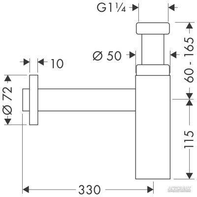 Будкрам купити Flowstar S Сифон д/раковини Flowstar S Сифон д/раковини 2
