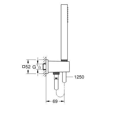 Будкрам купить Euphoria Cube Stick Душевой набор Euphoria Cube Stick Душевой набор 2