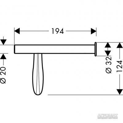 Будкрам купити Massaud Тримач паперу Massaud Тримач паперу 2