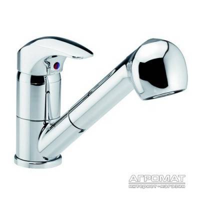 Будкрам купить SPACE Смеситель для кухни с вытяжую. душем