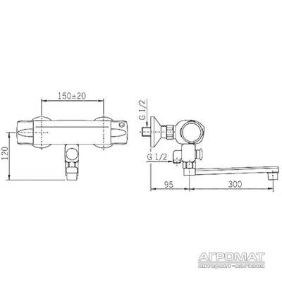 Будкрам купить Nova Смеситель для ванны / душа Nova Смеситель для ванны / душа 2