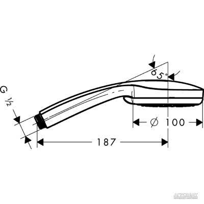 Будкрам купити Croma 100 Vario Ручний душ Croma 100 Vario Ручний душ 2
