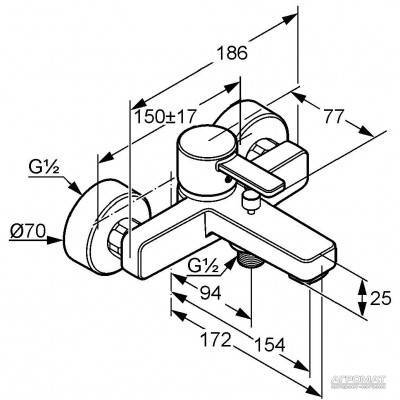 Будкрам купить Zenta смеситель для ванны Zenta смеситель для ванны 3
