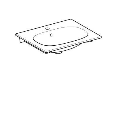 Будкрам купити Geberit Acanto Slim Умивальник вбудовуваний в стільницю 60 см, з отвором, з переливом, білий Geberit Acanto Slim Умивальник вбудовуваний в стільницю 60 см, з отвором, з переливом, білий 3