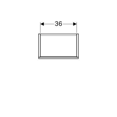 Будкрам купити Acanto Тумба під умивальник 40 см, з 1 висув.ящиком та з 1 висув.внутр.ящиком, корпус: лакований ультраглянець/білий, фасад: біле скло Acanto Тумба під умивальник 40 см, з 1 висув.ящиком та з 1 висув.внутр.ящиком, корпус: лакований ультраглянець/білий, фасад: біле скло 3