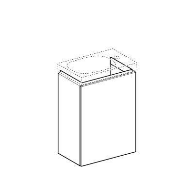 Будкрам купити Acanto Тумба під умивальник 40 см, з 1 висув.ящиком та з 1 висув.внутр.ящиком, корпус: лакований ультраглянець/білий, фасад: біле скло Acanto Тумба під умивальник 40 см, з 1 висув.ящиком та з 1 висув.внутр.ящиком, корпус: лакований ультраглянець/білий, фасад: біле скло 2