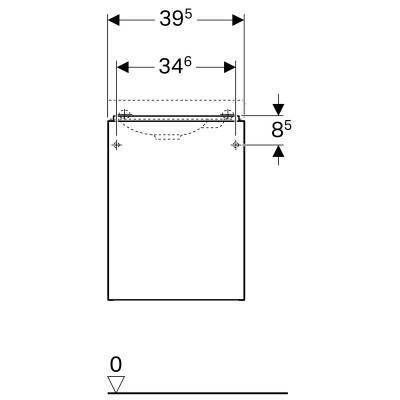 Будкрам купити Acanto Тумба під умивальник 40 см, з 1 висув.ящиком та з 1 висув.внутр.ящиком, корпус: лакований ультраглянець/білий, фасад: біле скло Acanto Тумба під умивальник 40 см, з 1 висув.ящиком та з 1 висув.внутр.ящиком, корпус: лакований ультраглянець/білий, фасад: біле скло 5