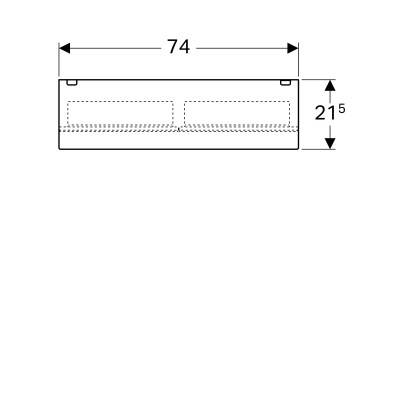 Будкрам купити Acanto Дзеркальна шафка з підсвічуванням 75 см, з двома дверцятами: дуб Mystic Acanto Дзеркальна шафка з підсвічуванням 75 см, з двома дверцятами: дуб Mystic 2
